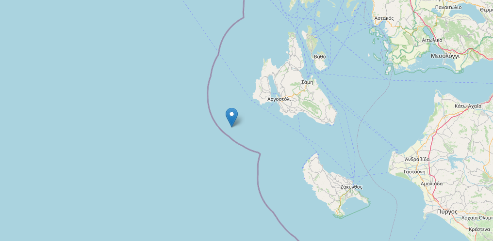 terremoto oggi ionio grecia cefalonia