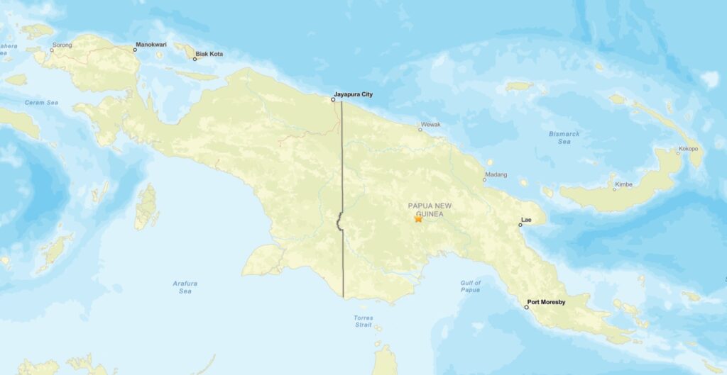 terremoto papua nuova guinea