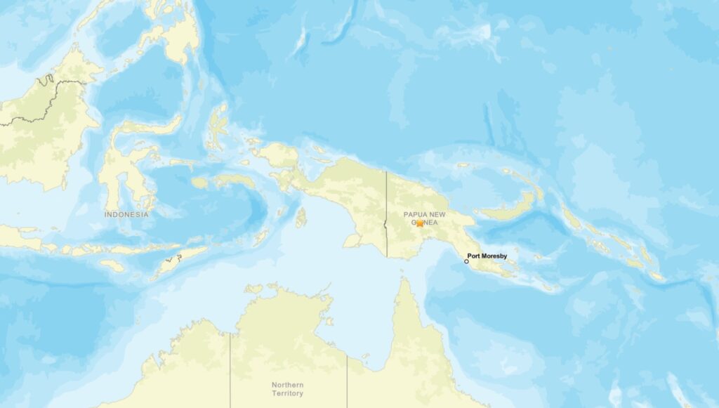 terremoto papua nuova guinea