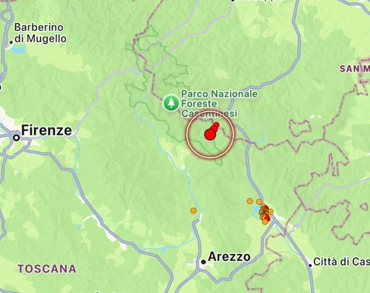 terremoto toscana-emilia romagna