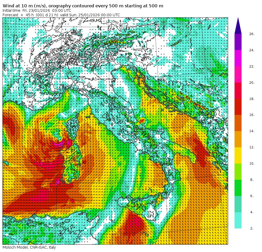 venti ore 01 di domenica 25