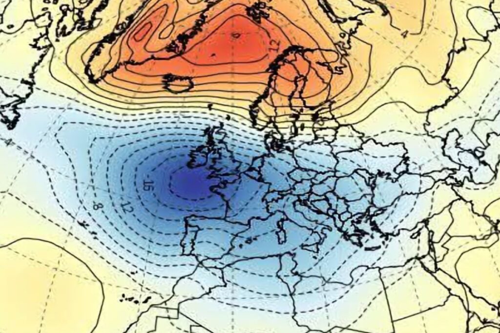 Anomalia barica Bretagna