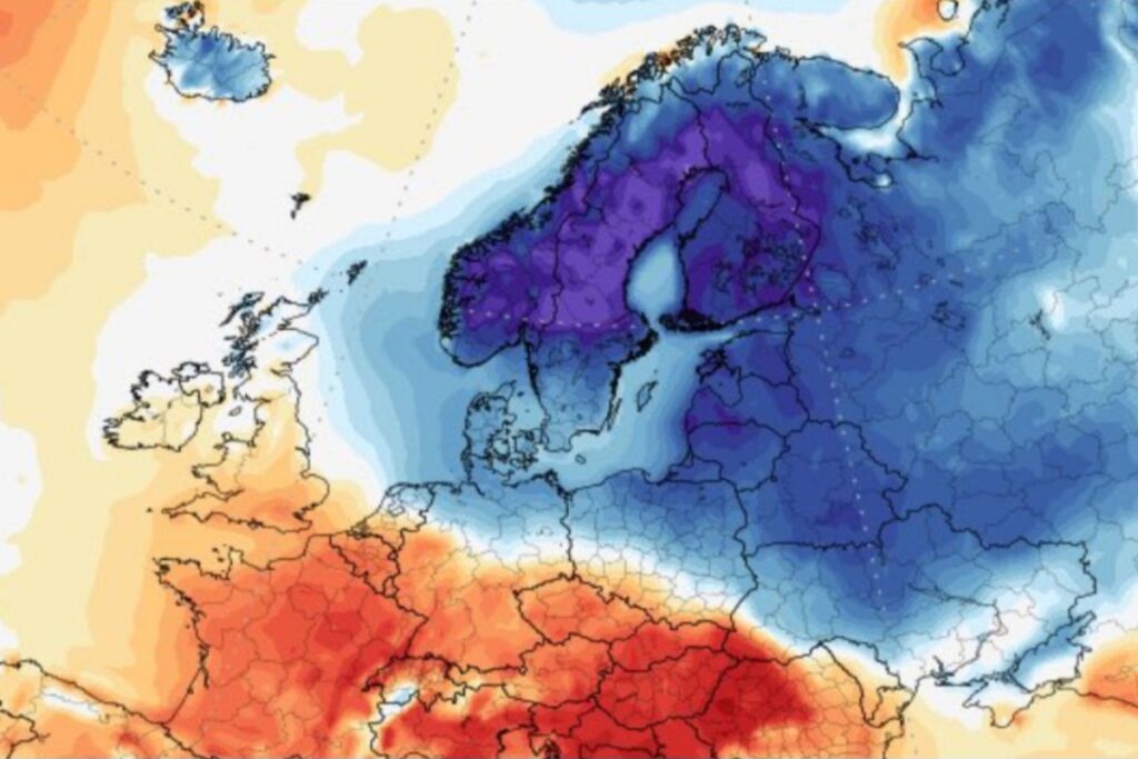 Anomalie termiche Norvegia