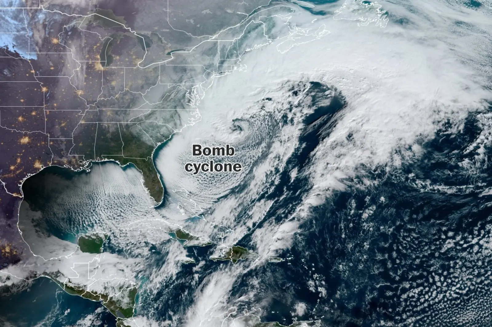 Bomb cyclone USA