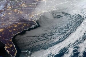 Bomb Cyclone USA satellite