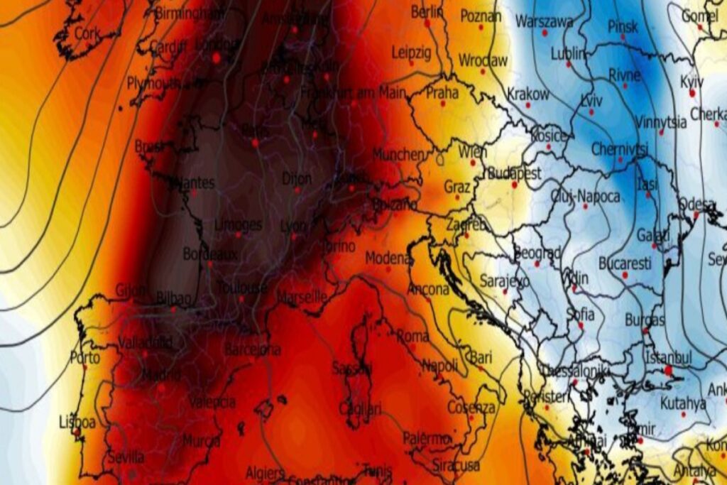 Caldo Francia 25 febbraio