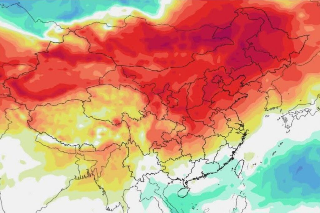 Caldo record Cina