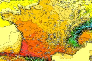 Caldo record Francia