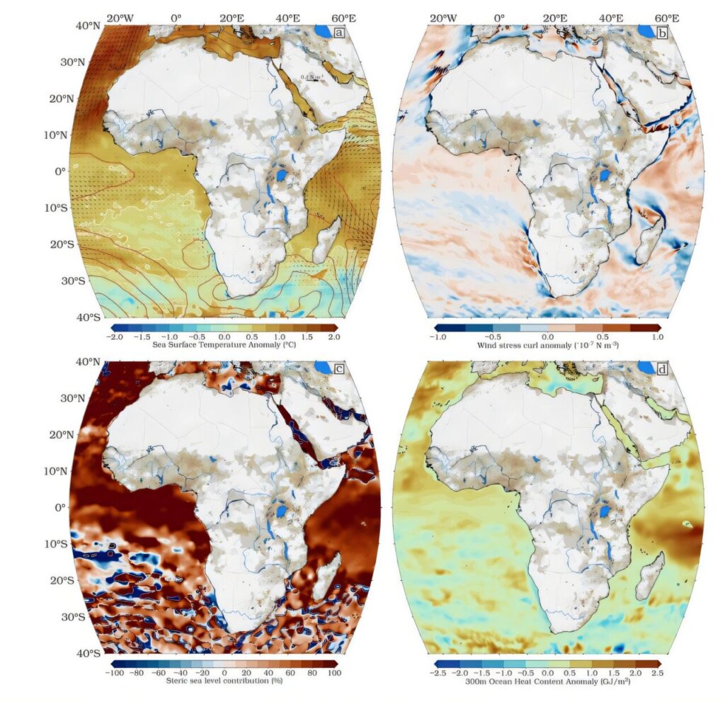 El Niño innalzamento livello mare africa