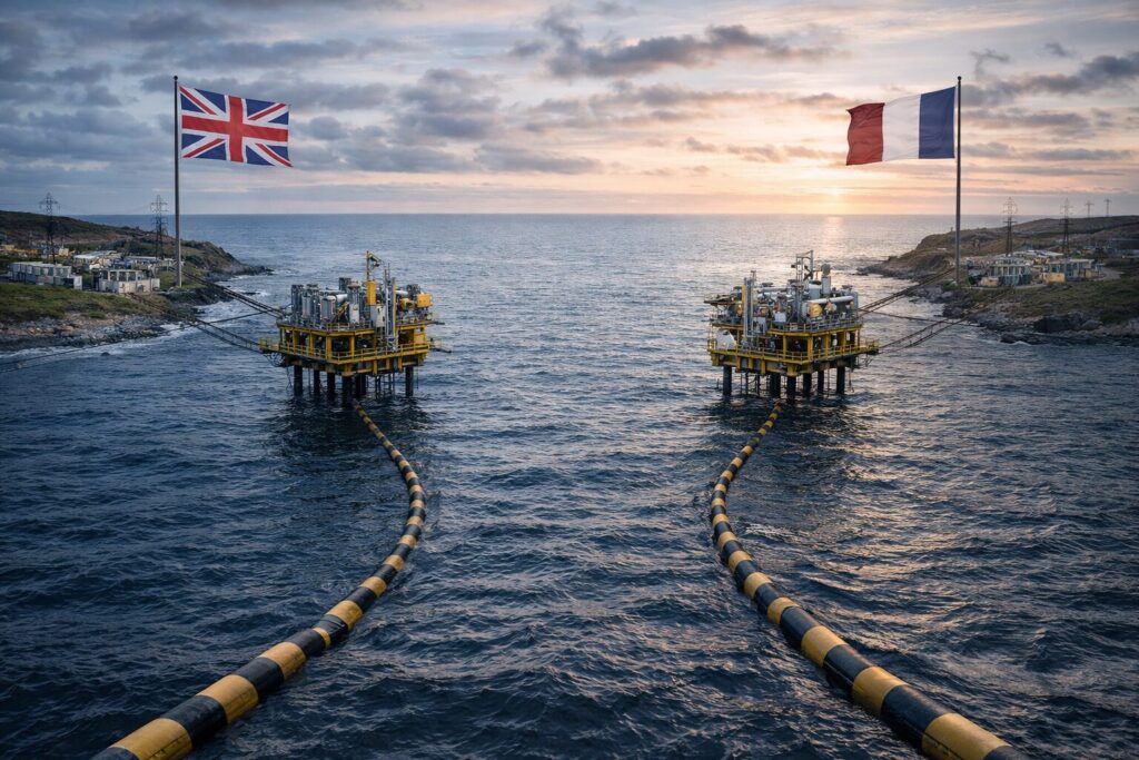 Energia elettrica Francia Regno Unito