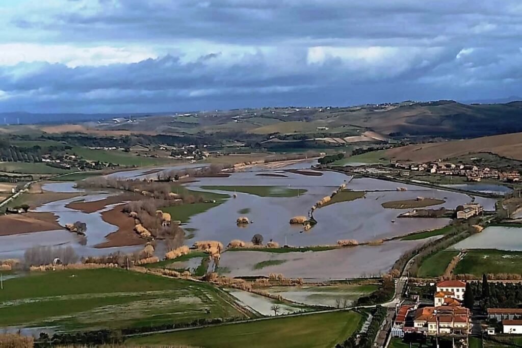 Fiume Marta esondato