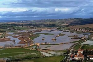 Fiume Marta esondato