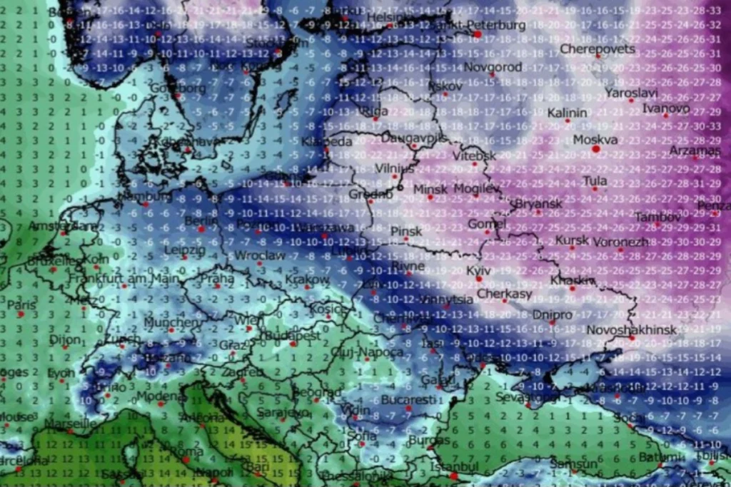 Gelo Russia Lituania
