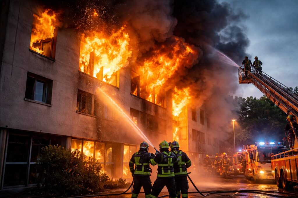 Incendio Montpellier