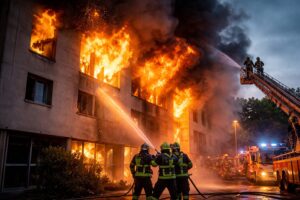 Incendio Montpellier