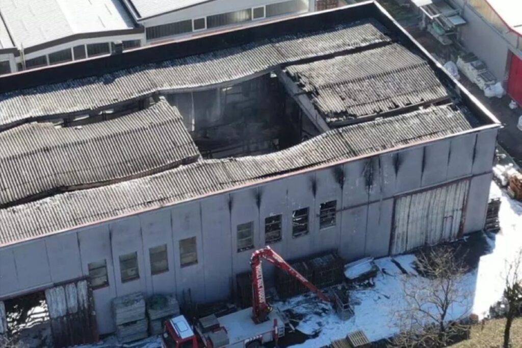 Incendio Reggio Emilia