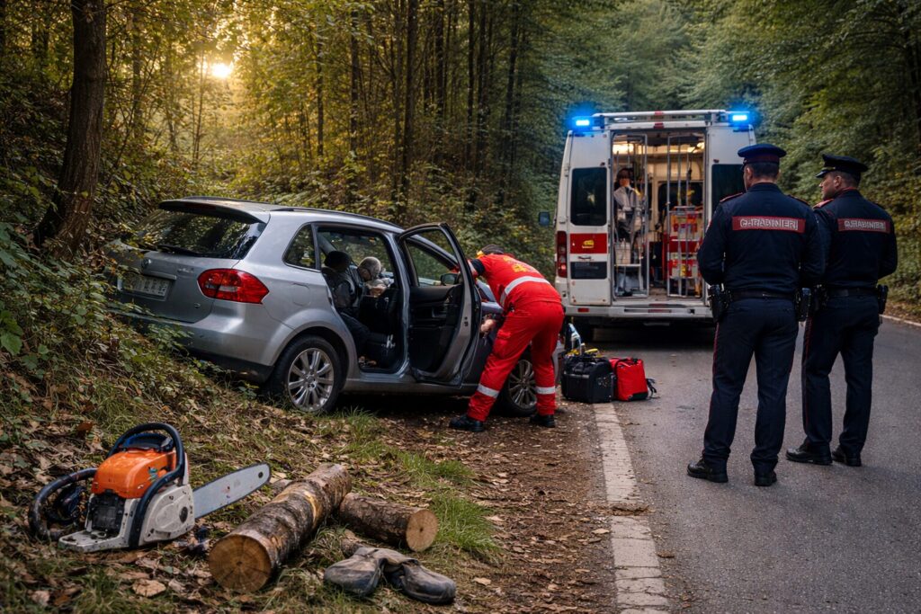 Incidente bosco Brescia