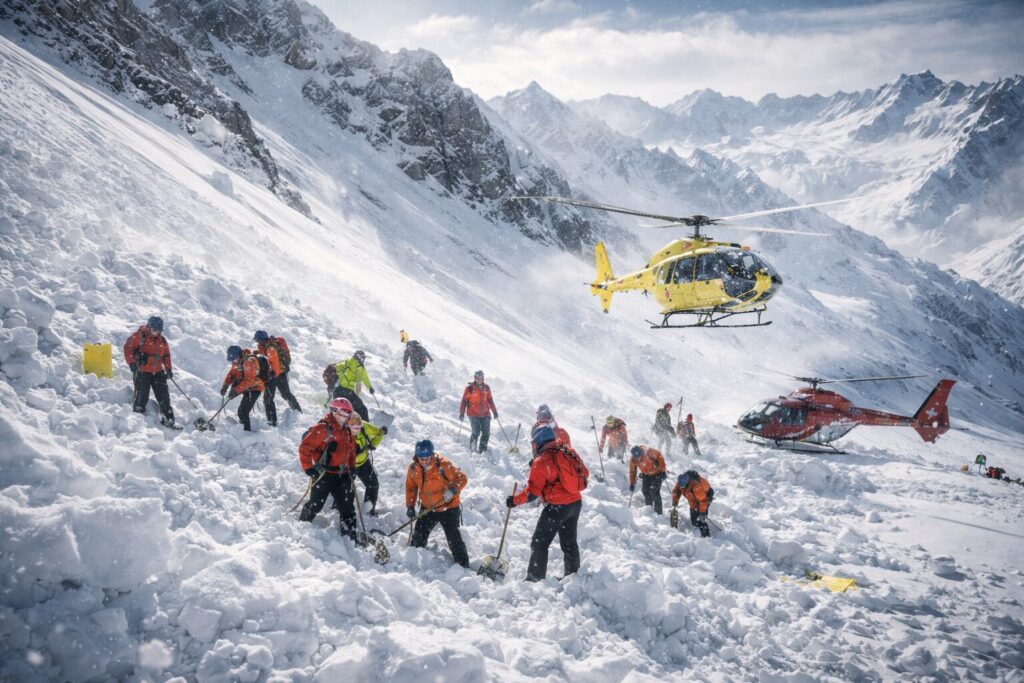 Incidente montagna valanga
