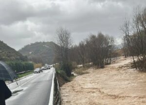 Maltempo Calabria fiume Crati