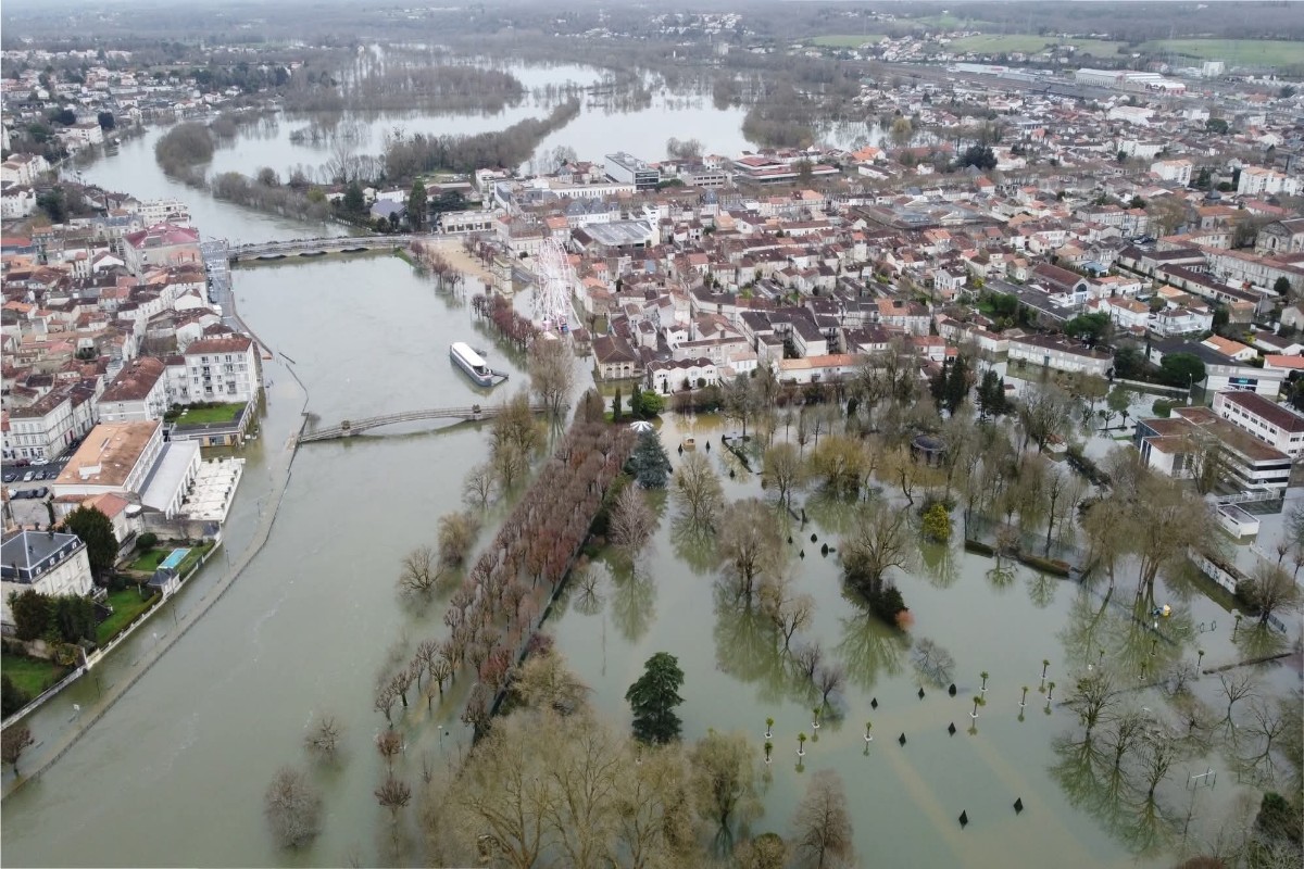 Maltempo Francia deflusso 