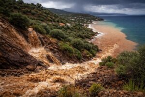 Maltempo Grecia Lemno