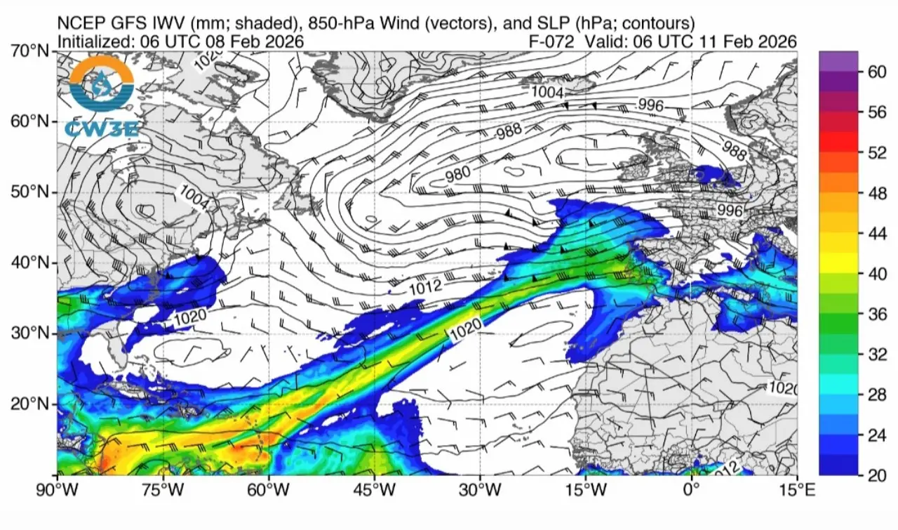 Maltempo Penisola Iberica