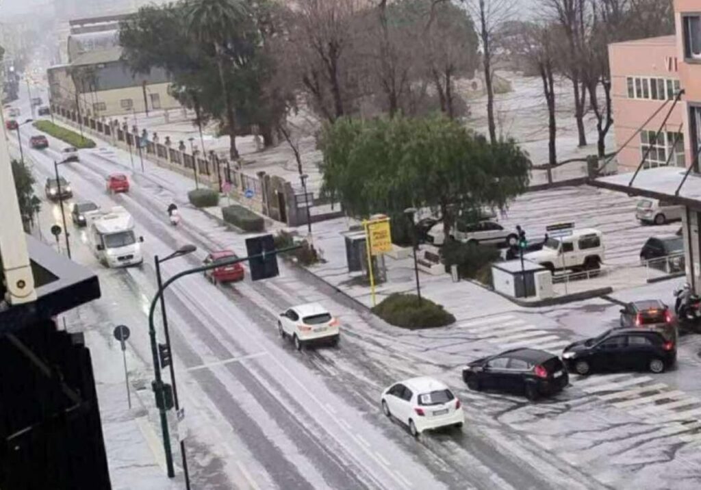 Maltempo Savona grandine