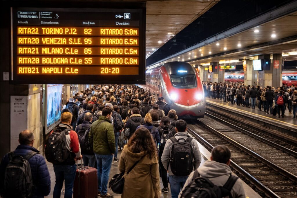 Ritardi treni Roma Napoli