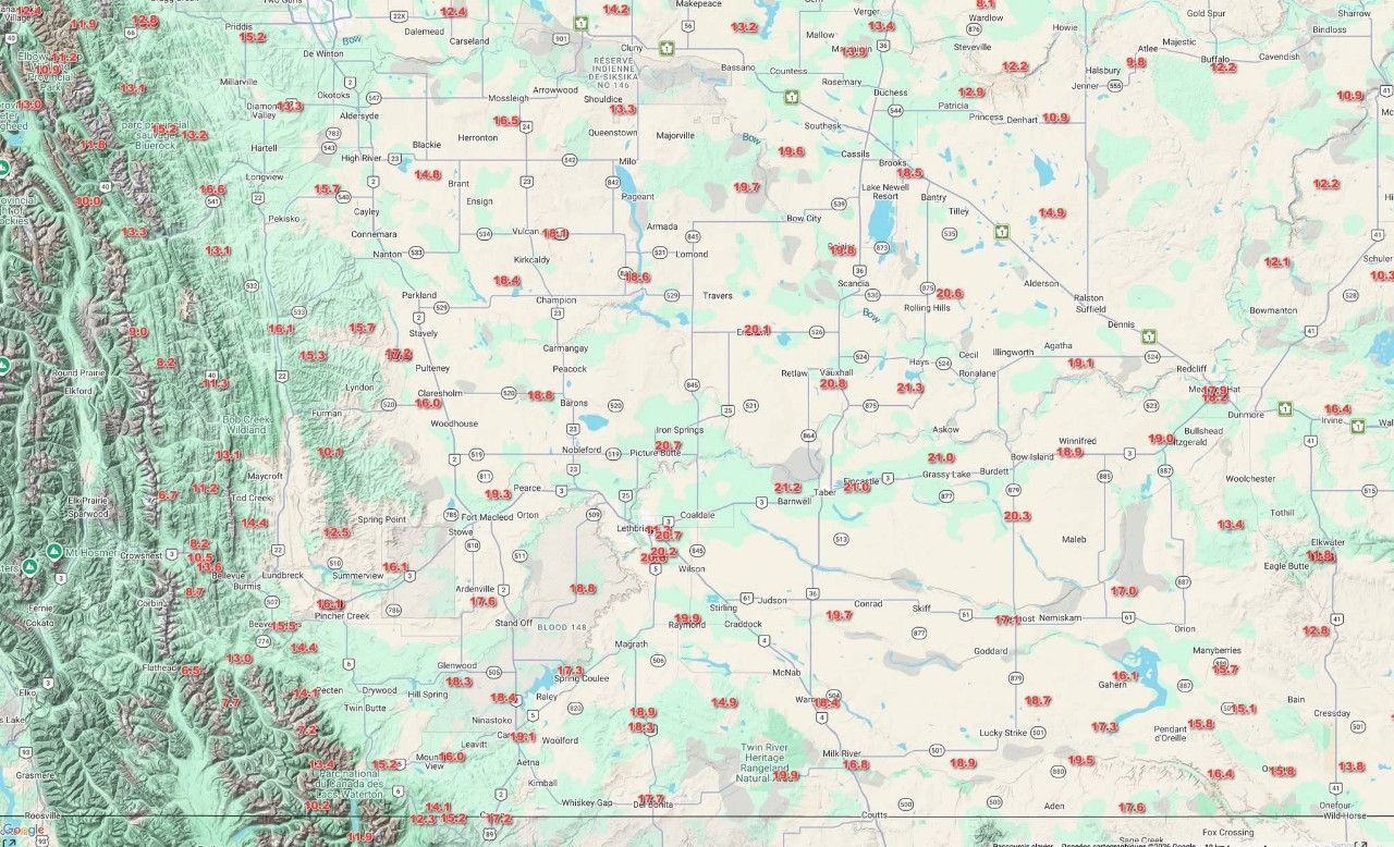 Temperature Canada