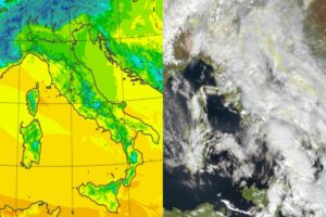 Temperature massime e satellite 12 febbraio