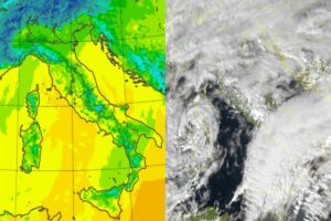 Temperature massime e satellite 14 febbraio
