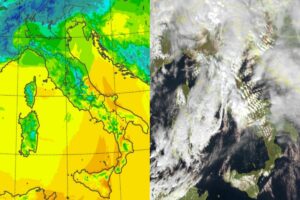 Temperature massime e satellite 19 febbraio