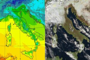 Temperature massime e satellite 2 febbraio