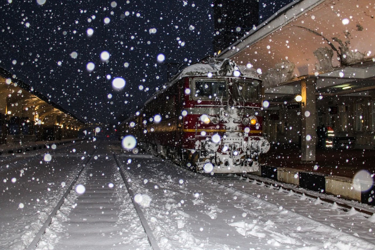 Tempesta di neve Bulgaria 