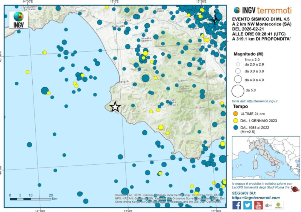 Terremoto Campania
