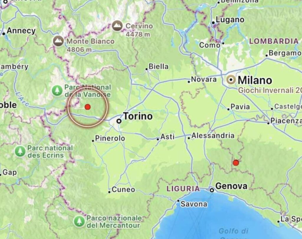 Terremoto Torino