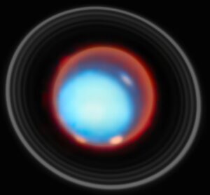 Webb atmosfera Urano