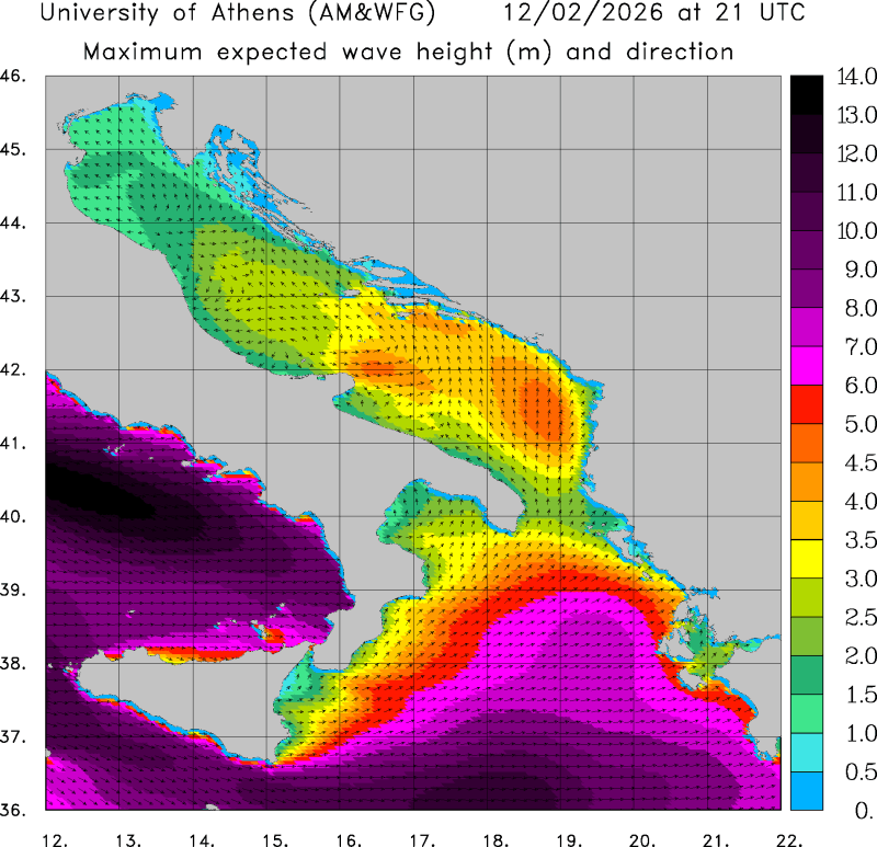 allerta mareggiate giovedì sera