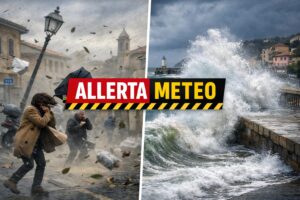 allerta meteo domani aeronautica militare burrasca forte mareggiate