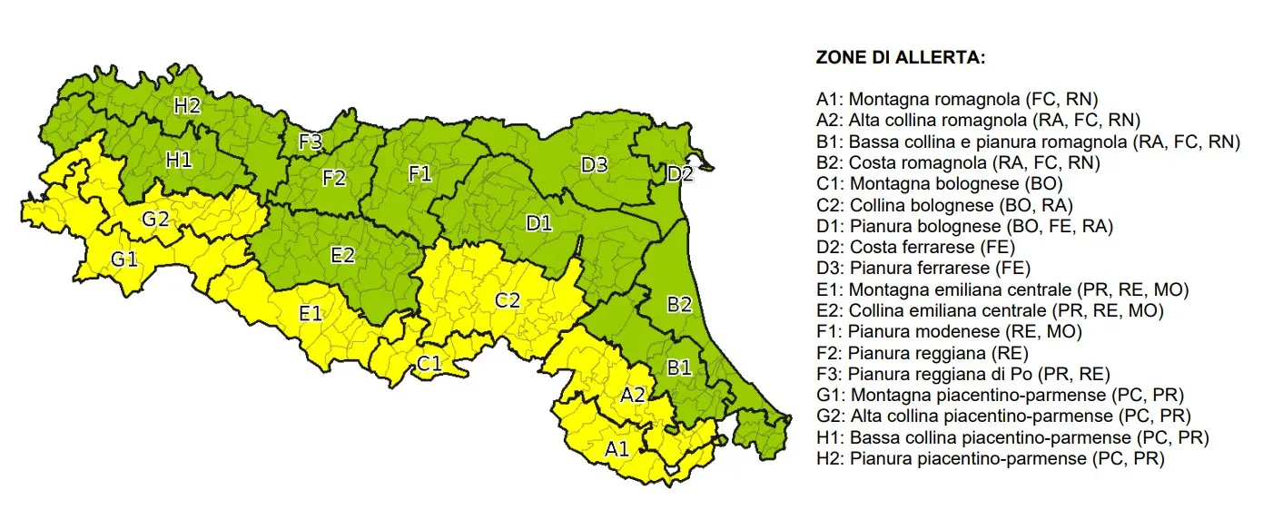 allerta meteo emilia romagna 16 febbraio