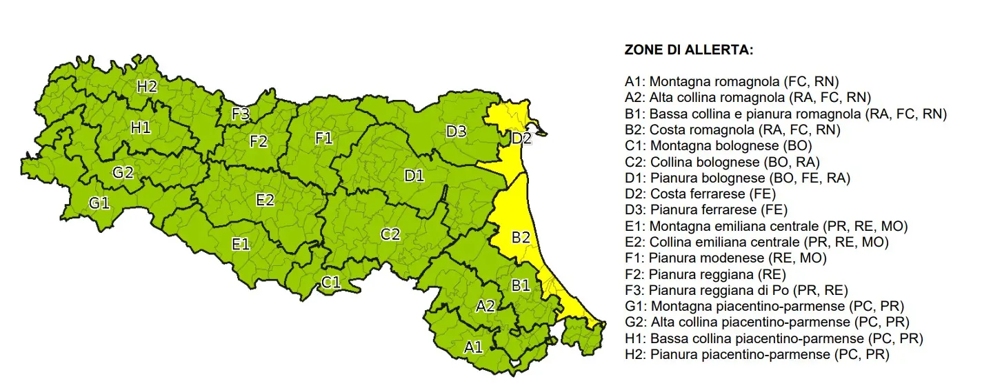 allerta meteo emilia romagna 18 febbraio