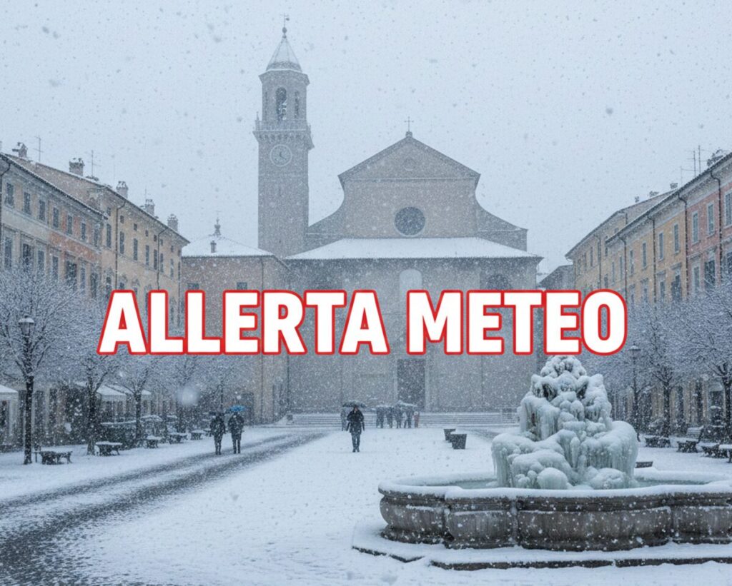 allerta meteo neve domani