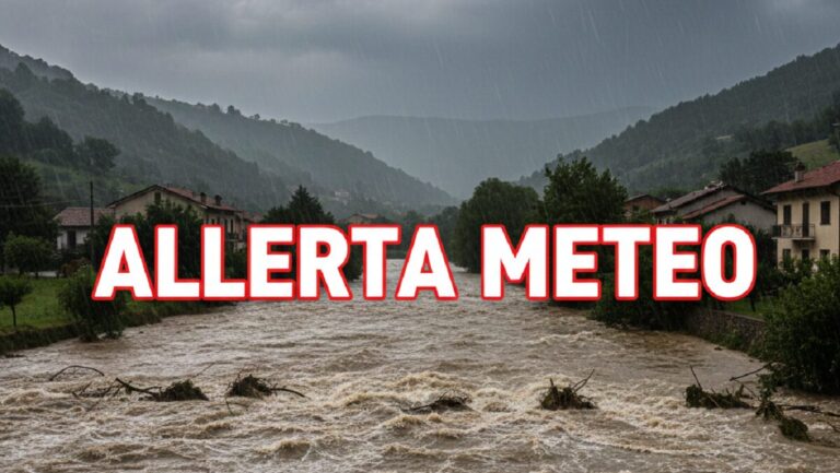 allerta meteo piene fiumi