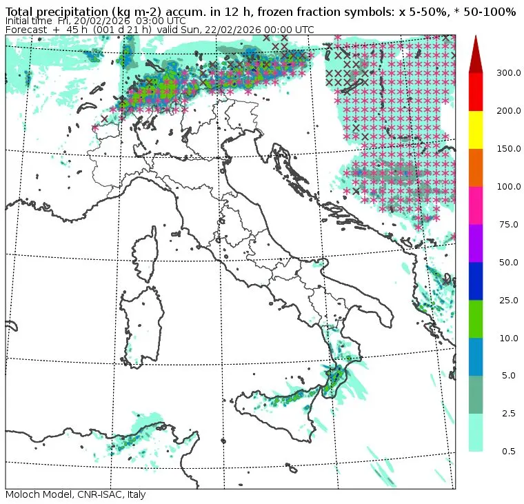 allerta meteo piogge sabato sera