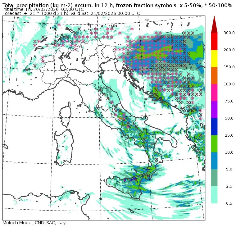 allerta meteo piogge venerdì sera