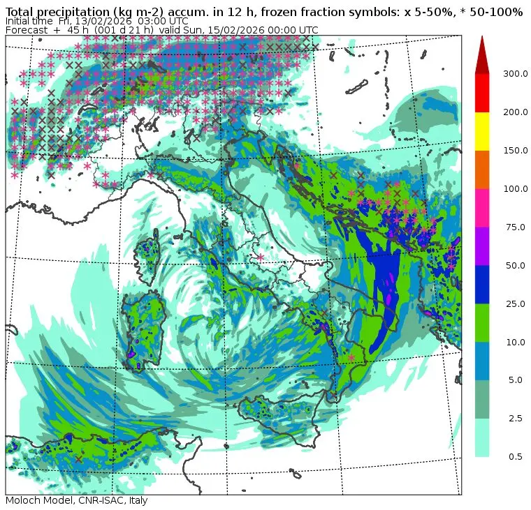 allerta meteo sabato 14 sera