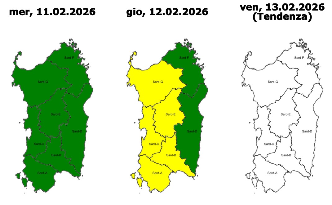 allerta meteo sardegna 12 febbraio
