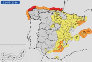 allerta meteo spagna tempesta nils