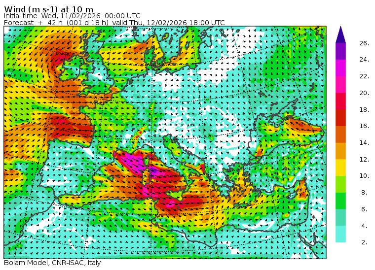 allerta meteo vento europa giovedì 12 febbraio ore 19