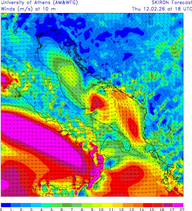 allerta venti pomeriggio giovedì 12 febbraio